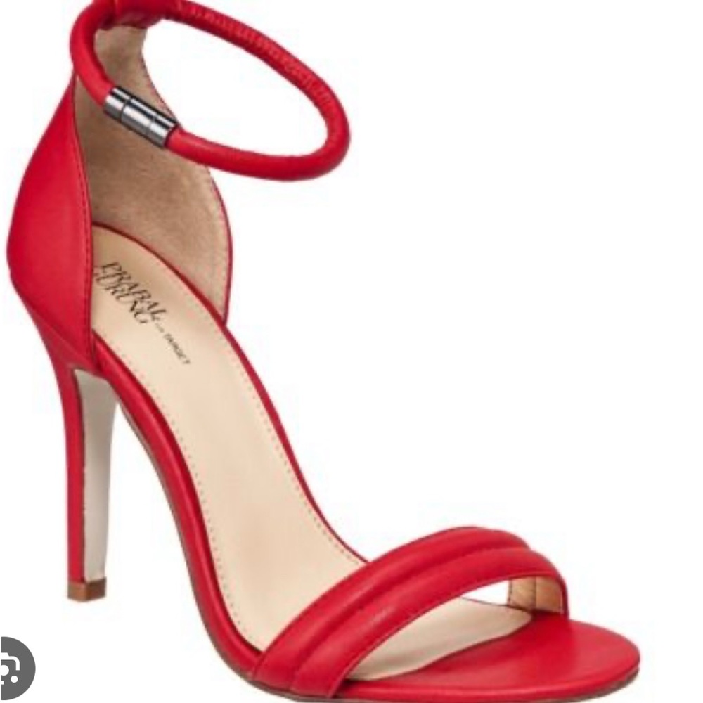 Prabal Gurung for Target Red Ankle Strap Heels